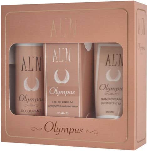 ALN OLYMPUS סט א.ד.פ + דאודורנט + קרם ידיים