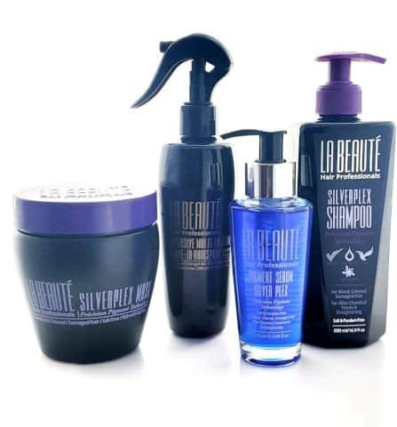La Beaute מארז סילבר פלקס המכיל שמפו + מסכה + סרום + מסכה ללא שטיפה