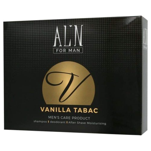אלין סט שמפו + דאודורנט + אפטר שייב VANILA TABAC MAN