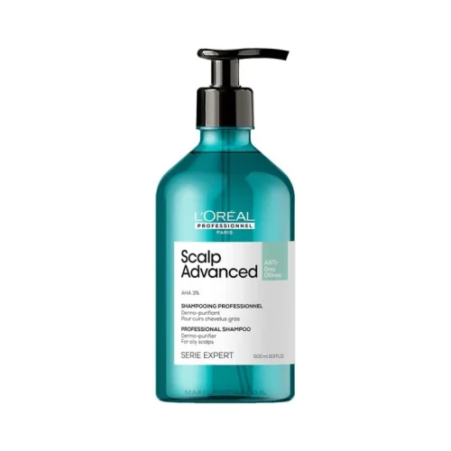 שמפו סקאלפ אדבנסט לשיער שומני 500 מ”ל – לוריאל LOREAL