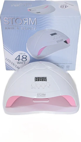 מנורת לד לייבוש מהיר לק ג’ל STORM סטורם 48W