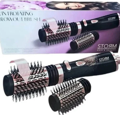 מברשת מסתובבת חשמלית עם שני ראשים סטורם STORM – שחור