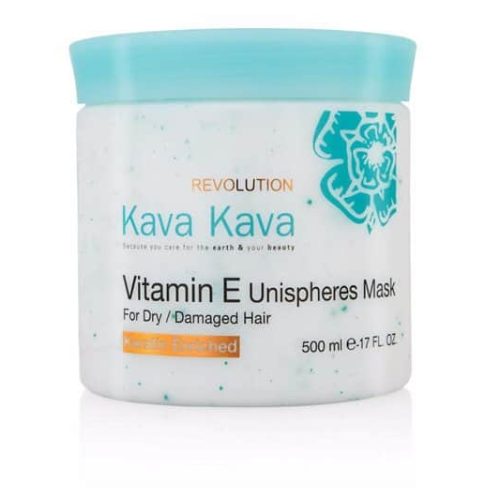 Kava Kava/ קווה קווה - מסכה קרטין אורגנית ויטמין E לשיער יבש 500 מ"ל